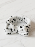 Ultra-Soft Dalmatian Print Plush Spa Headband